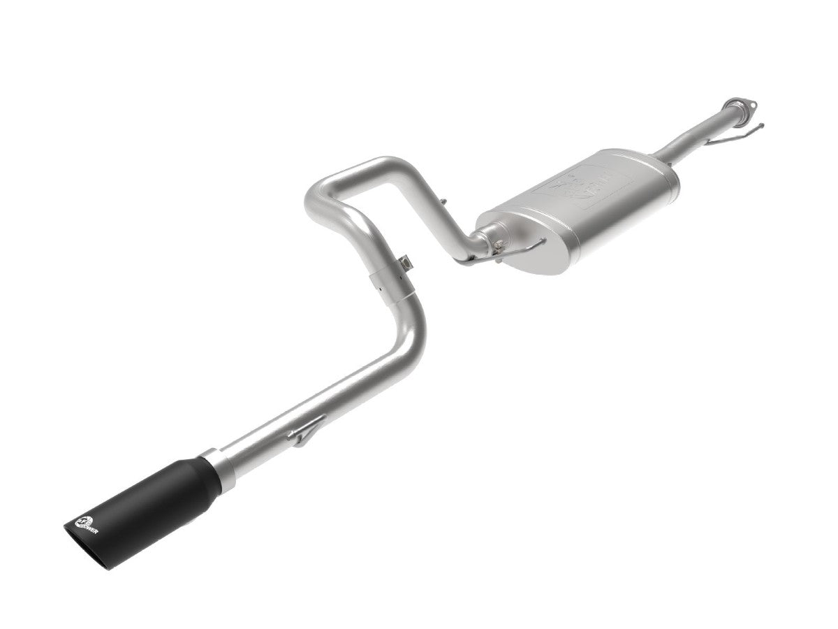 aFe 49-36040-1B MACH Force-Xp 2-1/2 IN to 3 IN 304 Stainless Steel Cat-Back Exhaust System w/ Black Tip