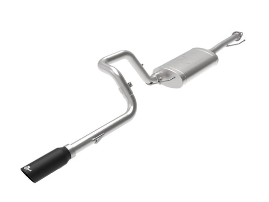 aFe 49-36040-1B MACH Force-Xp 2-1/2 IN to 3 IN 304 Stainless Steel Cat-Back Exhaust System w/ Black Tip