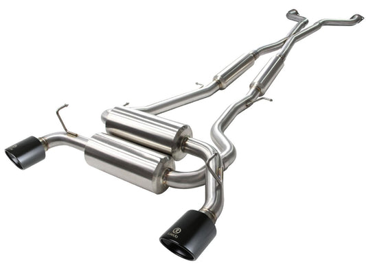 aFe 49-36103-B Takeda 2-1/2 IN 304 Stainless Steel Cat-Back Exhaust System