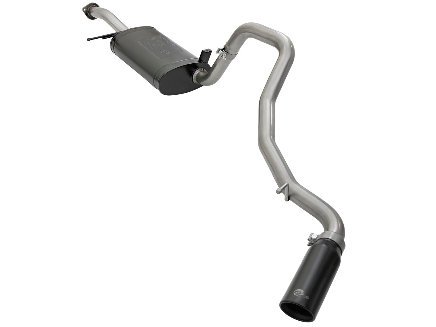 aFe 49-36121-P aFe MACHForce XP Exhaust Cat-Back SS-304 97-16 Nissan Patrol (Y61) I6-4.8L w/ Polished Tips