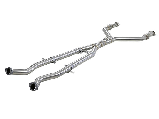 aFe 49-36131 Takeda Y-Pipe 2-1/2 IN to 3 IN 304 Stainless Steel Exhaust System