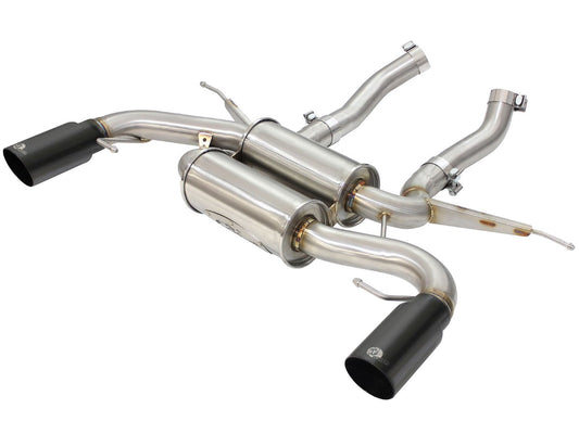 aFe 49-36327-B MACH Force-Xp 2-1/2 IN 304 Stainless Steel Axle-Back Exhaust System