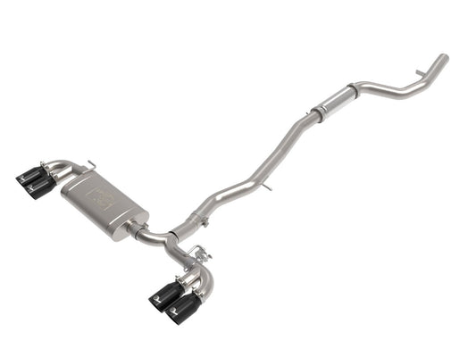 aFe 49-36352-B MACH Force-Xp 3 IN to 2-1/2 IN 304 Stainless Steel Cat-Back Exhaust w/ Black Tip