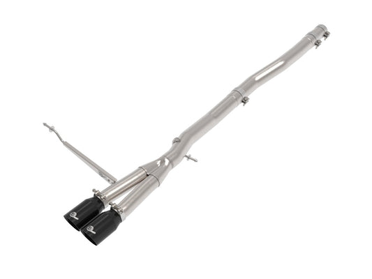 aFe 49-36354-B MACH Force-Xp 3 IN to 2-1/2 IN 304 Stainless Steel Cat-Back Exhaust w/ Black Tip