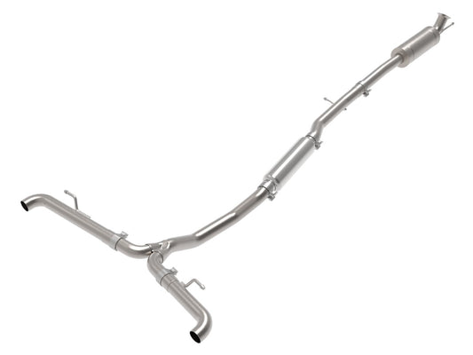 aFe 49-36503 MACH Force-Xp 2-1/2 IN to Dual 2-1/4 IN 304 Stainless Steel Cat-Back Exhaust System