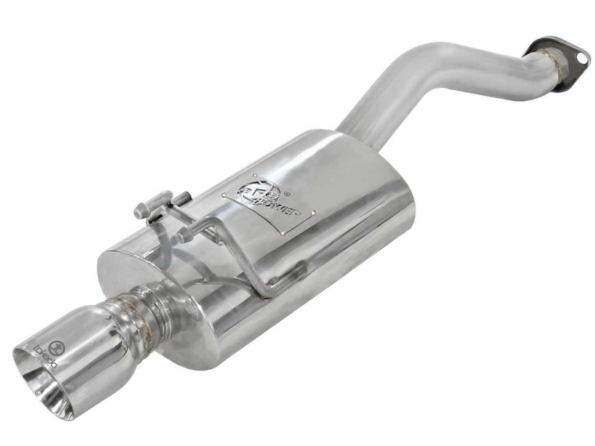 aFe 49-36606 Takeda 2-1/2 IN 304 Stainless Steel Axle-Back Exhaust System
