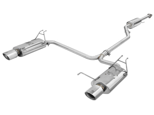 aFe 49-36612 Takeda 2-1/4 IN to 2 IN 304 Stainless Steel Cat-Back Exhaust System