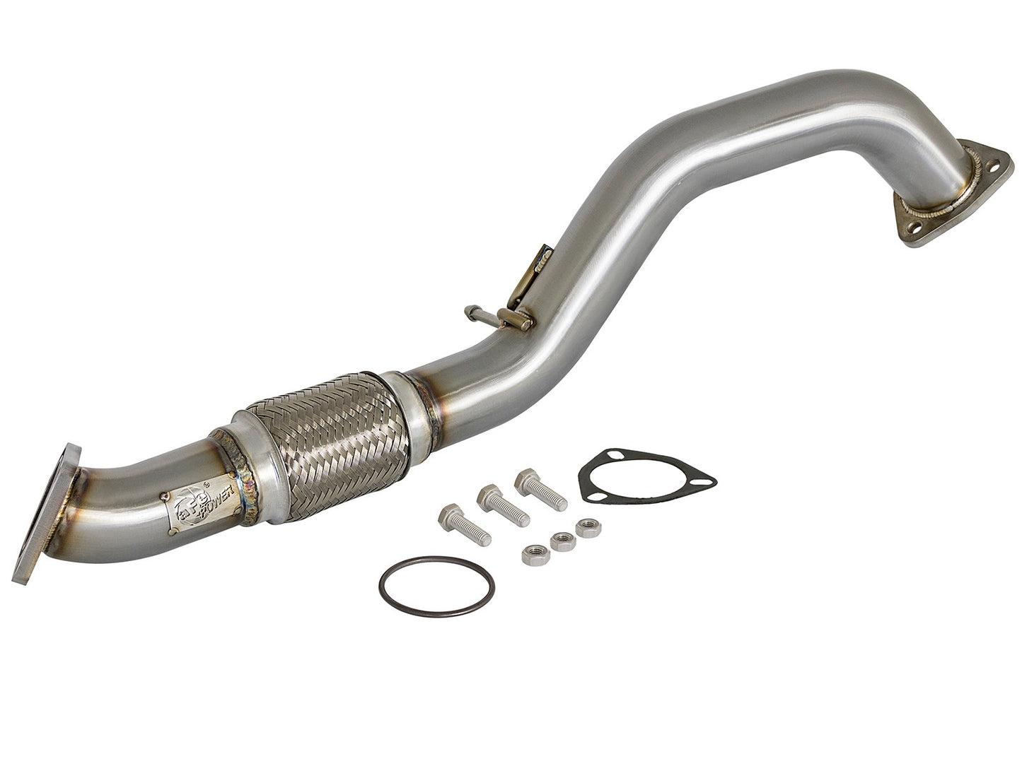 aFe 49-36615-P aFe POWER Takeda 16-17 Honda Civic I4-1.5L (t) 2.25-2.5in 304 SS CB Dual-Exit Exhaust Polish Tip