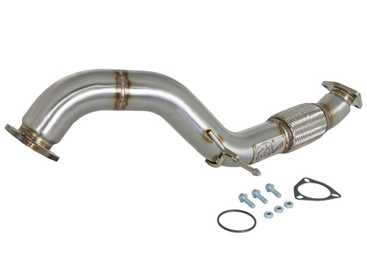aFe 49-36617 Twisted Steel 3 IN Rear Down-Pipe/Mid-Pipe