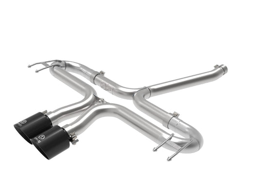 aFe 49-36625-B Takeda 2-1/2 IN 304 Stainless Steel Axle-Back Exhaust System