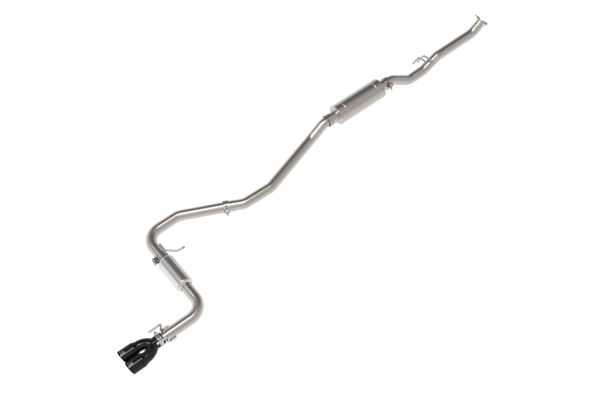 aFe 49-36631-B Takeda 2-1/2 IN 304 Stainless Steel Cat-Back Exhaust System w/ Black Tip