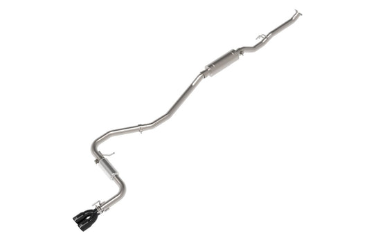 aFe 49-36631-B Takeda 2-1/2 IN 304 Stainless Steel Cat-Back Exhaust System w/ Black Tip