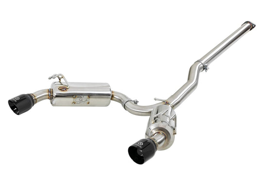 aFe 49-36701-B Takeda 3 IN to 2-1/2 IN 304 Stainless Steel Cat-Back Exhaust System