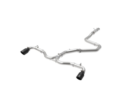 aFe 49-37003-1B Takeda 3 IN to 2-1/2 IN 304 Stainless Steel Cat-Back Exhaust
