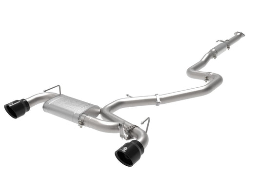 aFe 49-37008-B Takeda 3 IN 304 Stainless Steel Cat-Back Exhaust System w/ Black Tip