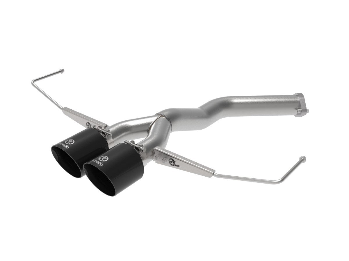 aFe 49-37012-B Takeda 3 IN to 2-1/2 IN 304 Stainless Steel Axle-Back Exhaust System