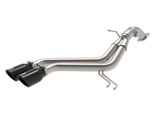 aFe 49-37019-B Takeda 2-1/2 IN 304 Stainless Steel Axle-Back Exhaust System w/ Black Tip