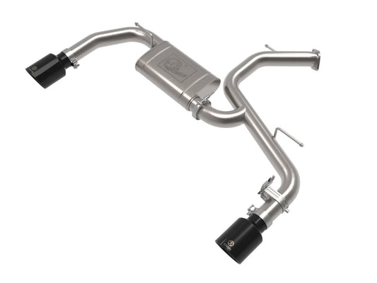 aFe 49-37027-B Takeda 3 IN 304 Stainless Steel Axle-Back Exhaust System w/ Black Tip