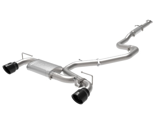 aFe 49-37030-B Takeda 3 IN 304 Stainless Steel Cat-Back Exhaust System w/ Black Tip