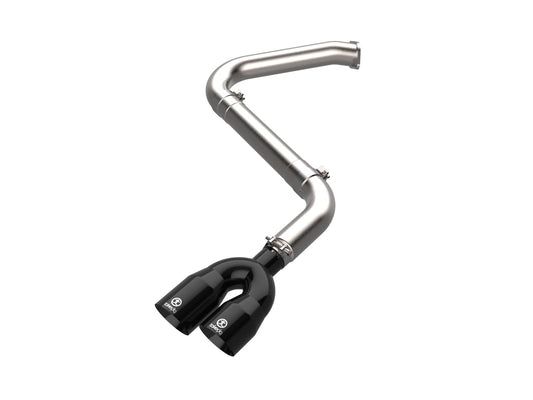 aFe 49-37045-B aFe Takeda 21-25 Hyundai Elantra 1.6L (t) 3in. SS Axle-Back Exhaust System w/Black Tips