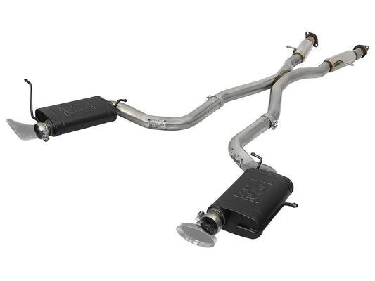 aFe 49-38059 MACH Force-Xp 3 IN 304 Stainless Steel Cat-Back Exhaust System w/ Resonators