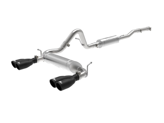 aFe 49-38087-B Vulcan Series 2-1/2 IN 304 Stainless Steel Cat-Back Exhaust System