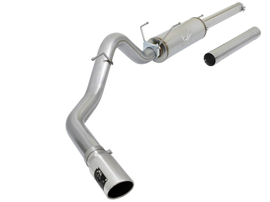 aFe 49-42005 Large Bore-HD 4 IN 409 Stainless Steel Cat-Back Exhaust System