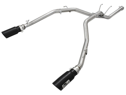 aFe 49-42041-B Large Bore-HD 2-1/2 IN 409 Stainless Steel DPF-Back Exhaust System