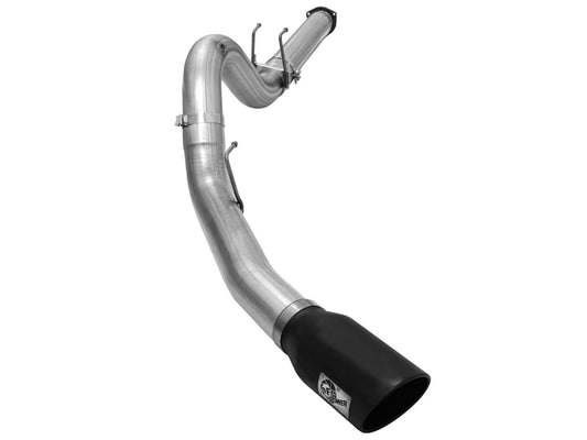 aFe 49-43064-B Large Bore-HD 5 IN 409 Stainless Steel DPF-Back Exhaust System