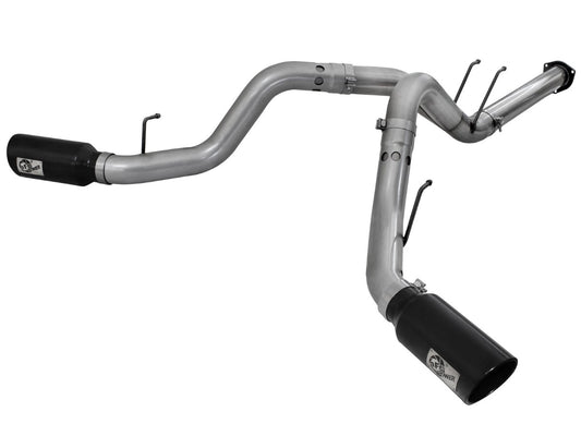 aFe Large Bore-HD DPF-Back Exhaust System Ford Diesel Trucks 11-14 V8-6.7L (td)