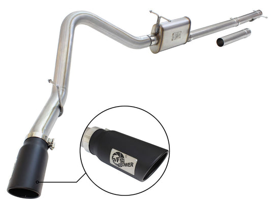 aFe 49-43076-B MACH Force-Xp 3 IN to 3-1/2 IN 409 Stainless Steel Cat-Back Exhaust System