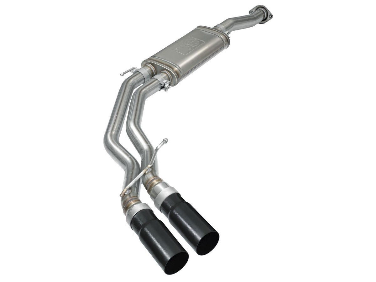 aFe 49-43081-B Rebel Series 3 IN to 2-1/2 IN 409 Stainless Steel Cat-Back Exhaust System