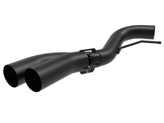 aFe 49-43108-B Rebel Series 3-1/2 IN 409 Stainless Steel DPF-Back Exhaust System