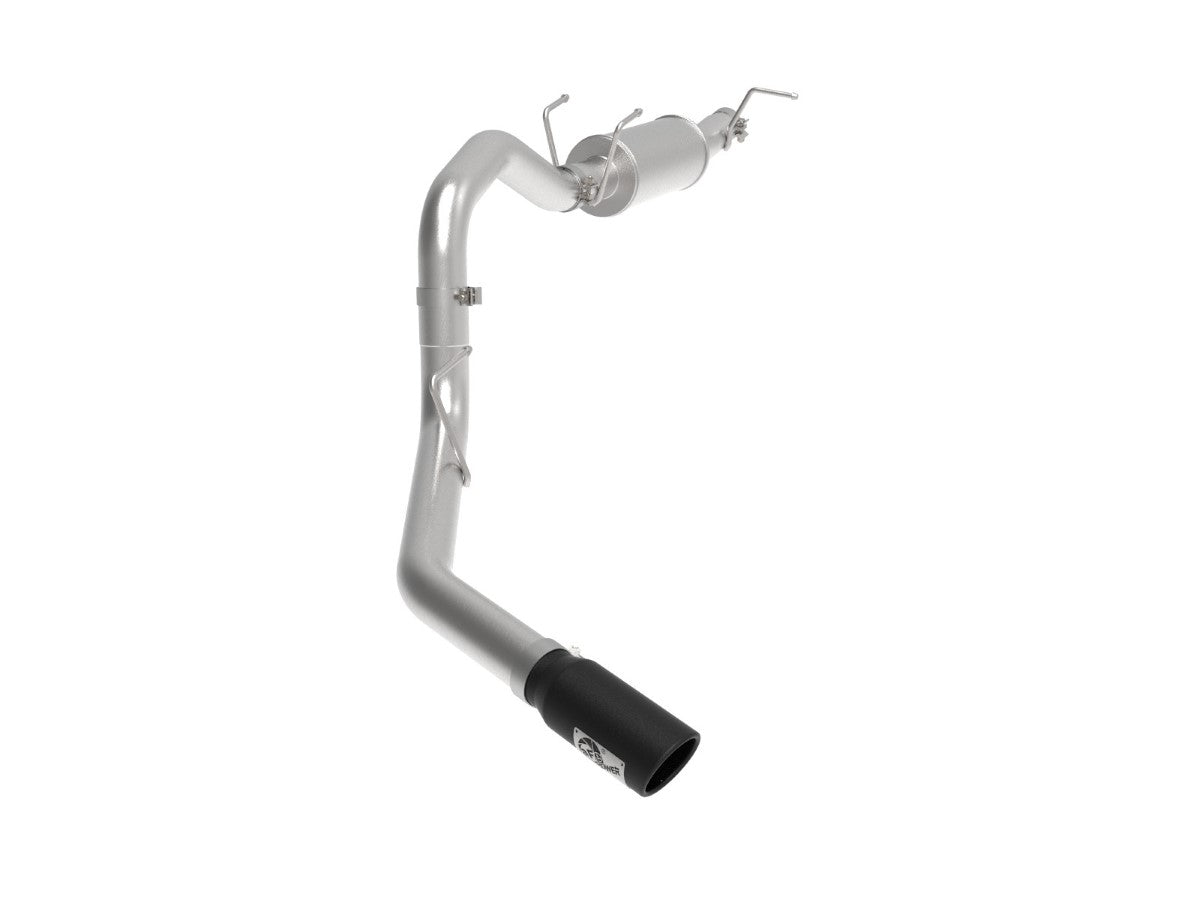 aFe 49-43116-B Apollo GT Series 3-1/2 IN 409 Stainless Steel Axle-Back Exhaust System w/ Muffler