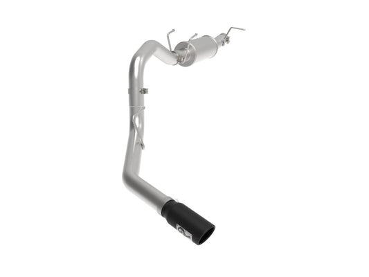 aFe 49-43116-B Apollo GT Series 3-1/2 IN 409 Stainless Steel Axle-Back Exhaust System w/ Muffler
