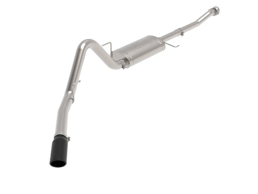 aFe 49-43125-B Apollo GT Series 3 IN to 3-1/2 IN 409 Stainless Steel Cat-Back Exhaust System w/ Black Tip