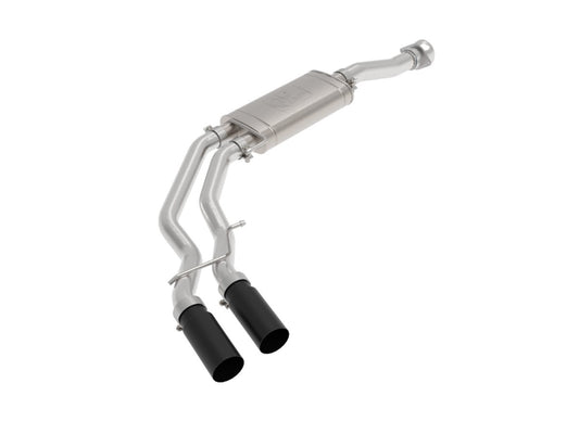 aFe 49-43128-B Rebel Series 3 IN to 2-1/2 IN Stainless Steel Cat-Back Exhaust System w/ Black Tip