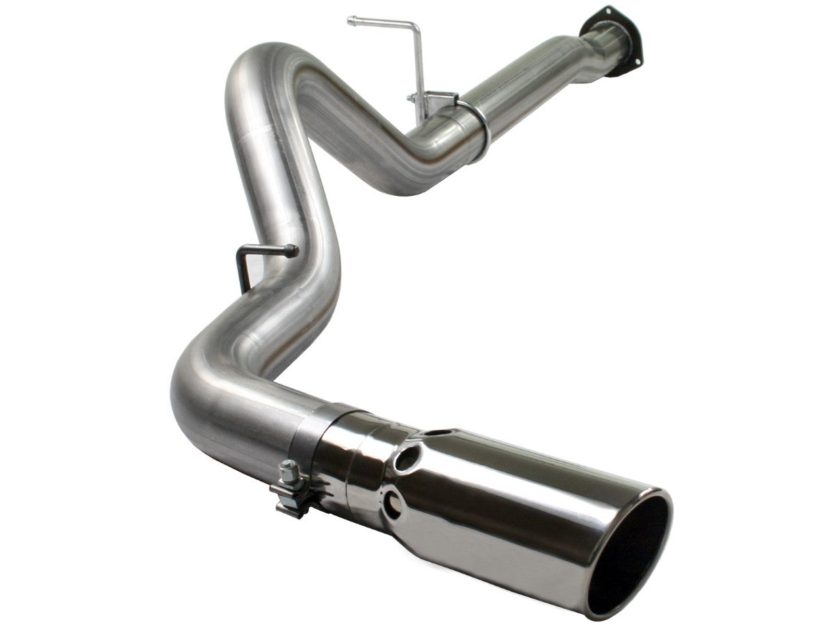 aFe 49-44004 Large Bore-HD 4 IN 409 Stainless Steel DPF-Back Exhaust System