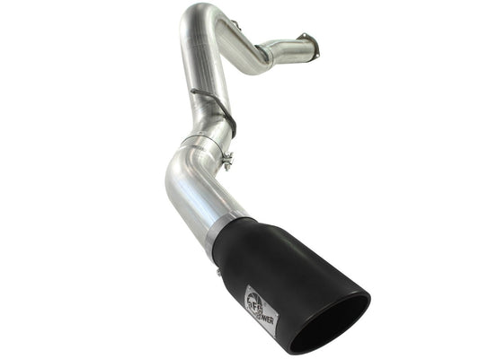 aFe 49-44040-B Large Bore-HD 5 IN 409 Stainless Steel DPF-Back Exhaust System