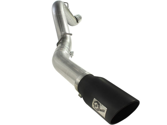 aFe 49-44041-B Large Bore-HD 5 IN 409 Stainless Steel DPF-Back Exhaust System