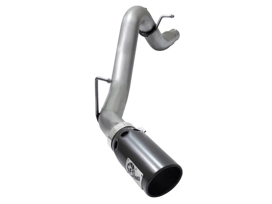 aFe 49-44064-B Large Bore-HD 3-1/2 IN 409 Stainless Steel DPF-Back Exhaust System w/ Black Tip