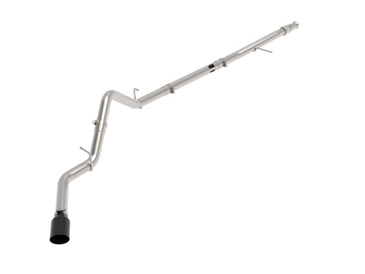 aFe 49-44128-B Large Bore-HD 3 IN 409 Stainless Steel DPF-Back Exhaust System