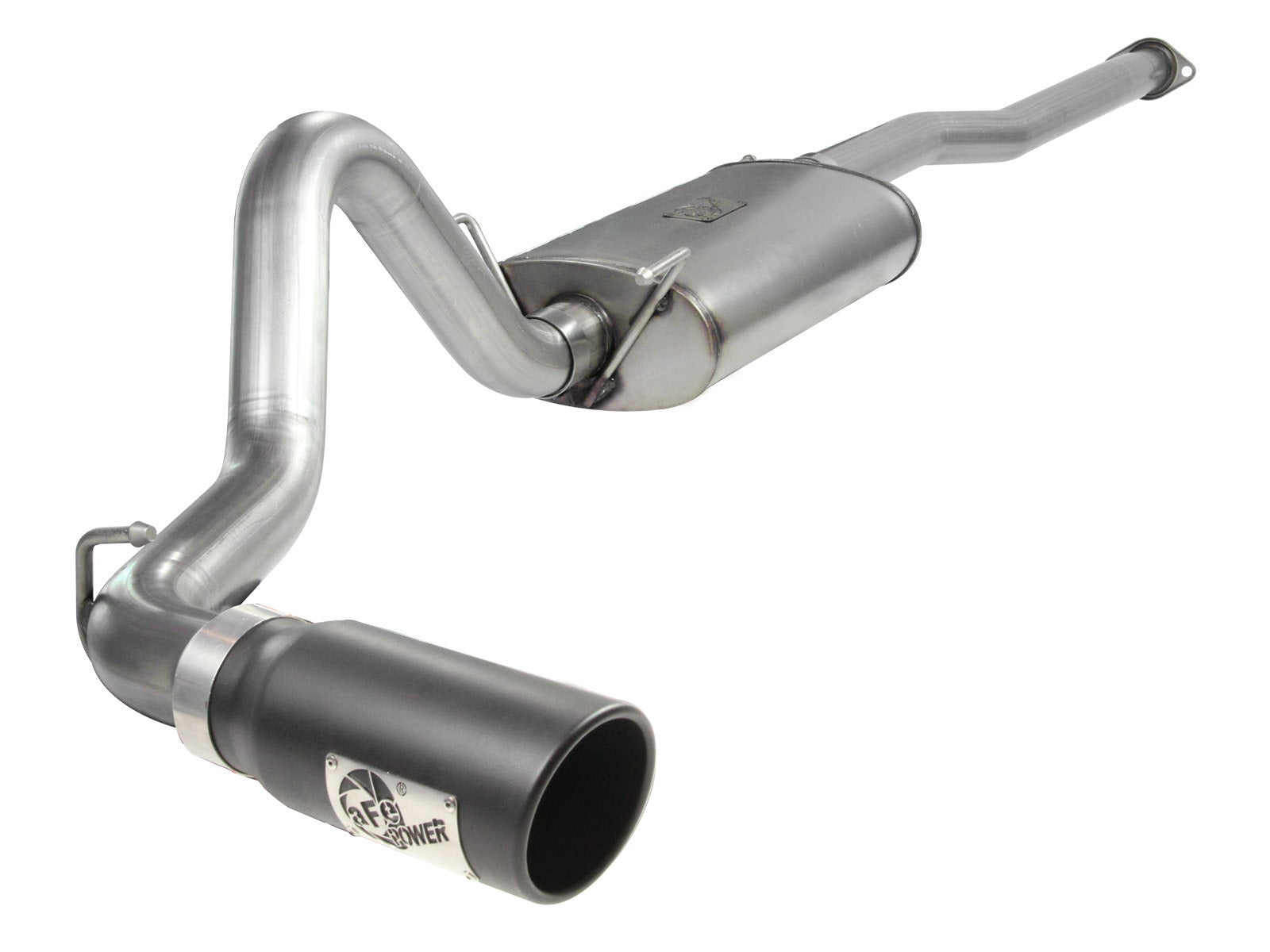 aFe 49-46001-1P aFe MACHForce XP Exhausts Cat-Back SS-409 EXH CB Toyota Tacoma 05-13 V6-4.0L (Pol Tip)