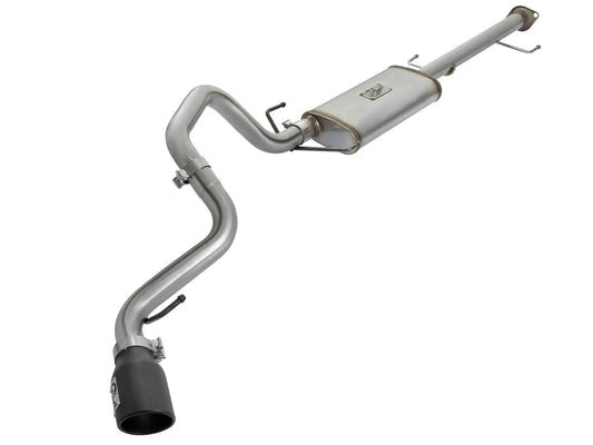 aFe 49-46027-B MACH Force-Xp 2-1/2 IN Single Rear Exit Stainless Steel Cat-Back Exhaust System