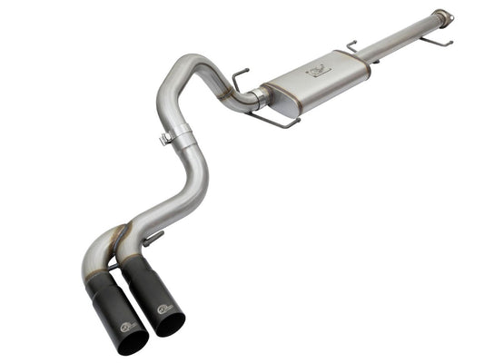 aFe 49-46030-B Rebel Series 3 IN Stainless Steel Cat-Back Exhaust System