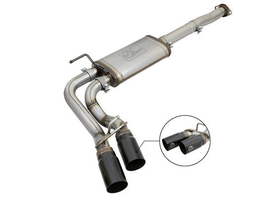 aFe 49-46033-B Rebel Series 3 IN 409 Stainless Steel Cat-Back Exhaust System