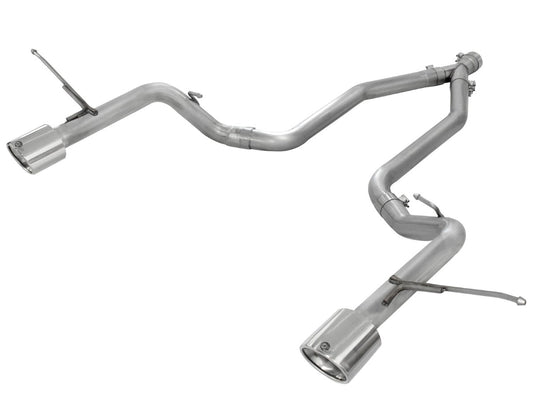 aFe 49-46235 Large Bore-HD 2-1/2 IN 409 Stainless Steel DPF-Back Exhaust System