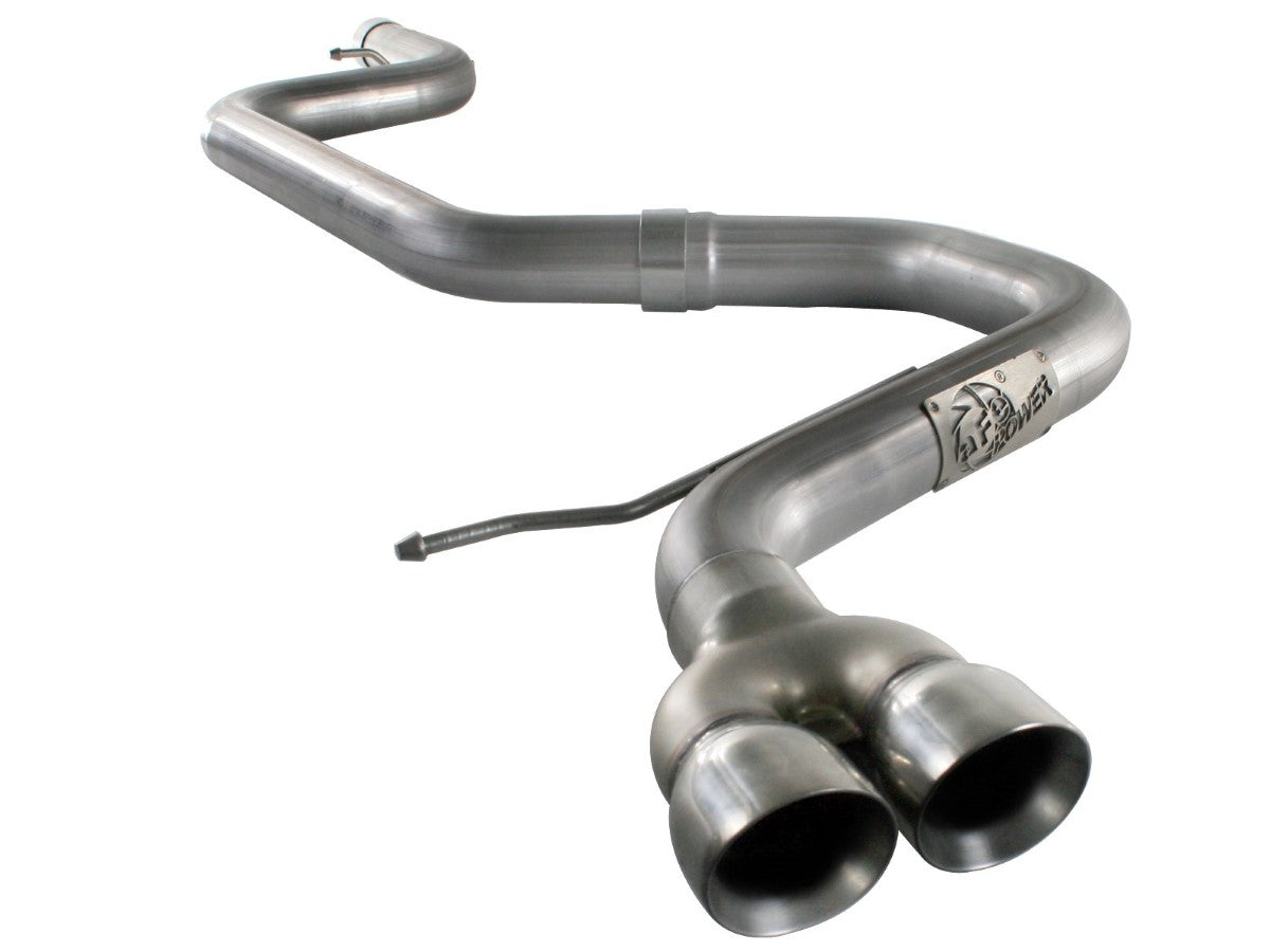 aFe 49-46402 Large Bore-HD 2-1/2 IN 409 Stainless Steel Cat-Back Exhaust System