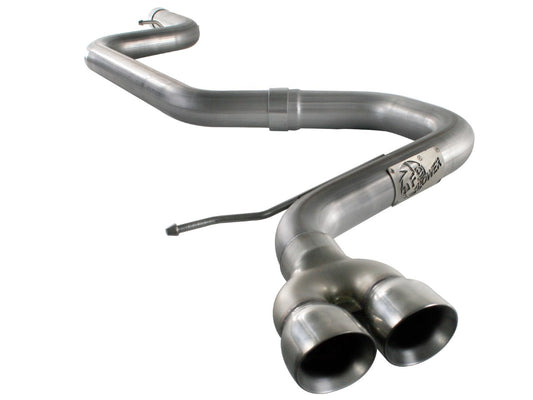 aFe 49-46402 Large Bore-HD 2-1/2 IN 409 Stainless Steel Cat-Back Exhaust System