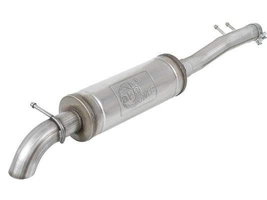 aFe 49-48069 ROCK BASHER 2-1/2 IN to 3 IN 409 Stainless Steel Cat-Back Exhaust System